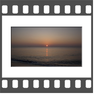 Tramonto sul mare a Villapiana